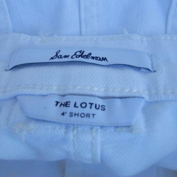 Sam Edelman the lotus 4" shorts buttonfly white  shorts sz 31 - Picture 3 of 4